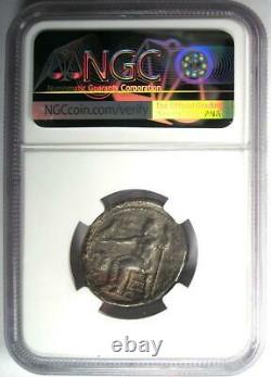 Alexander the Great III AR Tetradrachm Coin 336-323 BC Certified NGC Choice Fine