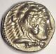 Alexander The Great Iii Ar Tetradrachm Coin 336-323 Bc Nice Au Condition