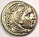 Alexander The Great Iii Ar Tetradrachm Coin 336-323 Bc Sharp Choice Au