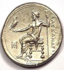 Alexander the Great III AR Tetradrachm Coin 336-323 BC Sharp Choice AU