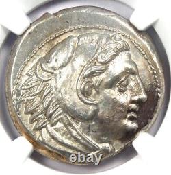 Alexander the Great III AR Tetradrachm Coin 336 BC Certified NGC MS (UNC)