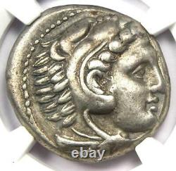 Alexander the Great III AR Tetradrachm Coin 336 BC NGC Ch VF Lifetime Issue