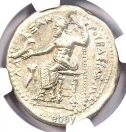 Alexander the Great III AR Tetradrachm Coin 336 BC. NGC Choice XF 5/5 Strike