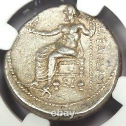 Alexander the Great III AR Tetradrachm Coin 336 BC. NGC XF Rare Lifetime Issue