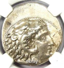Alexander the Great III AR Tetradrachm Ptolemy I Coin 336-323 BC NGC XF (EF)