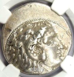 Alexander the Great III AR Tetradrachm Ptolemy I Coin 336-323 BC NGC XF (EF)
