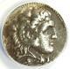 Alexander The Great Iii Ar Tetradrachm Silver Coin 323-305 Bc Anacs Vf30