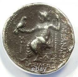 Alexander the Great III AR Tetradrachm Silver Coin 323-305 BC ANACS VF30