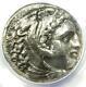 Alexander The Great Iii Ar Tetradrachm Silver Coin 323-319 Bc Anacs Vf30