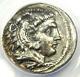 Alexander The Great Iii Ar Tetradrachm Silver Coin 324-323 Bc Anacs Xf40 (ef)