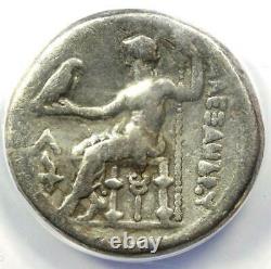 Alexander the Great III AR Tetradrachm Silver Coin 336-323 BC ANACS VF25