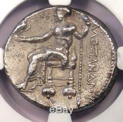 Alexander the Great III AR Tetradrachm Silver Coin 336-323 BC Certified NGC VF