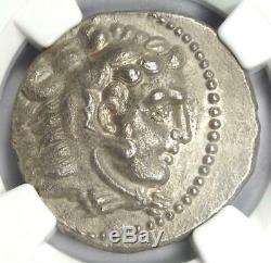 Alexander the Great III AR Tetradrachm Silver Coin 336-323 BC Certified NGC XF