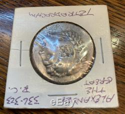 Alexander the Great Tetradrachm 336-323 BC VF Rare Ancient Coin Free Shipping