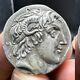 Alexander The Great Old Found Greek Bactrian Solid Silver King Unique Coin #26