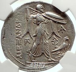 Alexander the Great on PTOLEMY I Soter Silver Tetradrachm Greek Coin NGC i68287