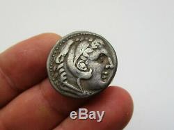 Ancient Alexander the Great Silver Tetradrachm coin, Kingdom of Macedon