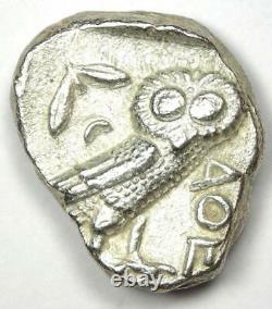 Ancient Athens Greece Athena Owl Tetradrachm Coin (393-294 BC) Choice XF