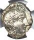 Ancient Athens Greece Athena Owl Tetradrachm Coin (393-294 Bc) Ngc Xf (ef)