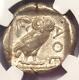 Ancient Athens Greece Athena Owl Tetradrachm Coin (440-404 Bc) Ngc Choice Vf