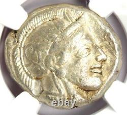 Ancient Athens Greece Athena Owl Tetradrachm Coin (440-404 BC) NGC VF