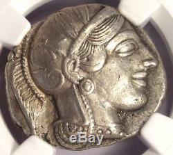 Ancient Athens Greece Athena Owl Tetradrachm Coin (440-404 BC) NGC XF