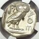 Ancient Athens Greece Athena Owl Tetradrachm Coin (440-404 Bc) Ngc Xf (ef)