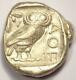 Ancient Athens Greece Athena Owl Tetradrachm Coin (454-404 Bc) Choice Vf