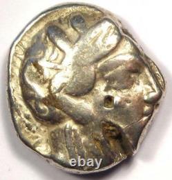Ancient Athens Greece Athena Owl Tetradrachm Coin (454-404 BC) Fine Condition