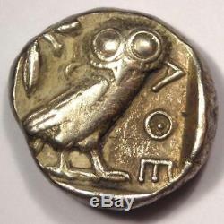 Ancient Athens Greece Athena Owl Tetradrachm Coin (454-404 BC) Very Fine (VF)