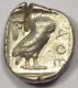 Ancient Athens Greece Athena Owl Tetradrachm Coin (454-404 Bc) Xf (extra Fine)