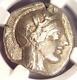 Ancient Athens Greece Athena Owl Tetradrachm Coin (455-440 Bc) Ngc Choice Vf
