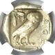 Ancient Athens Greece Athena Owl Tetradrachm Silver Coin (440-404 Bc) Ngc Vf