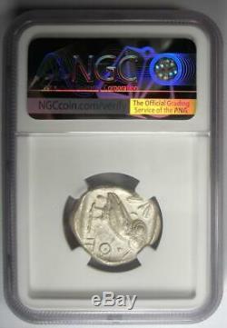 Ancient Athens Greece Athena Owl Tetradrachm Silver Coin (440-404 BC) NGC VF