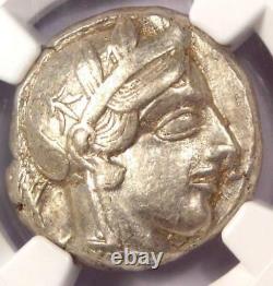 Ancient Athens Greece Athena Owl Tetradrachm Silver Coin (440-404 BC) NGC XF