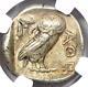 Ancient Athens Greece Athena Owl Tetradrachm Silver Coin 440 Bc Ngc Choice Vf
