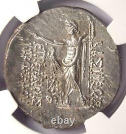 Ancient Bithynian Nicomedes III AR Tetradrachm Coin 127-94 BC Certified NGC AU