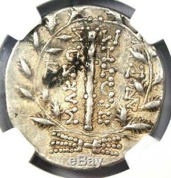 Ancient Celts Lower Danube First Meris AR Tetradrachm Coin 100 BC. NGC Choice VF