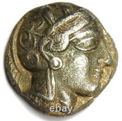 Ancient Egypt Athena Owl Tetradrachm Silver Coin (400 BC) Good VF (Very Fine)