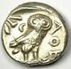 Ancient Egypt Athena Owl Tetradrachm Silver Coin (400 Bc) Good Vf / Xf