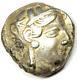Ancient Egypt Athena Owl Tetradrachm Silver Coin (400 Bc) Vf (very Fine)