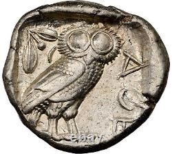 Ancient Greece Athens Owl Tetradrachm Silver AR Coin NGC Ch XF Extremely Fine