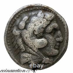 Ancient Greek Alexander III Silver Tetradrachm Colophon Mint 310-301 Bc
