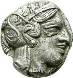Ancient Greek. Attica. Athens. 454-404 BC. Tetradrachm Athena / Owl Silver Coin