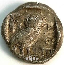 Ancient Greek. Attica Athens circa 454-404 BC. Toned Tetradrachm Owl Silver Coin