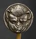 Ancient Greek Coin Lion Mask And Iokastos Silver Tetradrachm 13.3g (22.2mm)