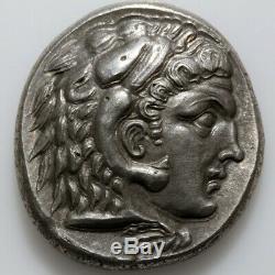 Ancient Greek Coin Silver Tetradrachm Alexander The Great 336-322 Bc