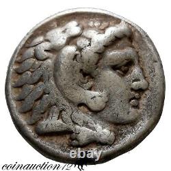 Ancient Greek Coin Silver Tetradrachm Alexander The Great Southernm Asia Minor