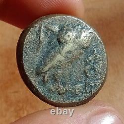 Ancient Greek Coin Silver Tetradrachm Attica Athens Owl C. 430-420 Bc