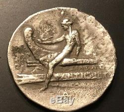 Ancient Greek Silver Tetradrachm Antigonos III Doson 229-221 B. C. Rare Coin